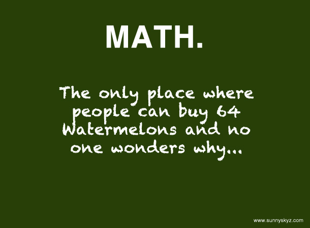 funny math quote