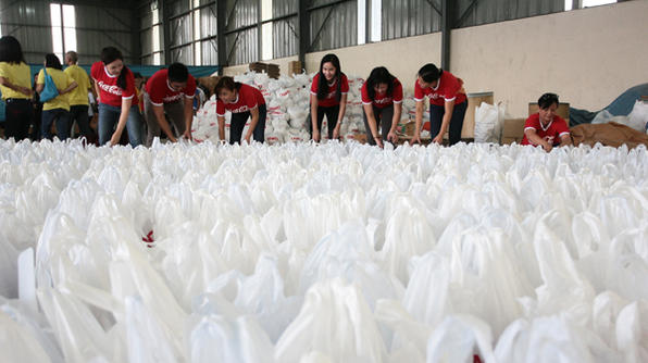 coca cola philippines relief