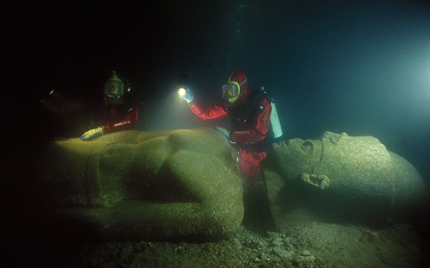 underwater city Heracleion discovered