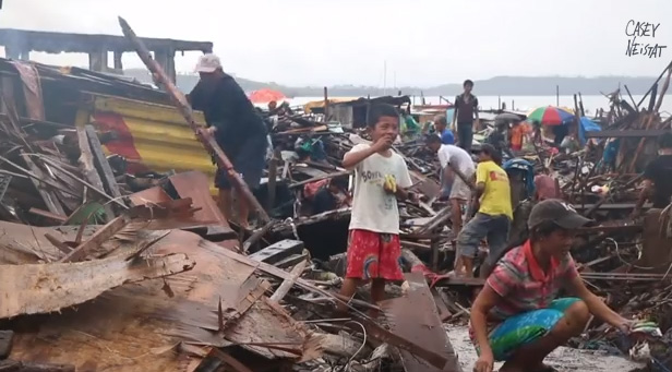 filmmaker spends budget on Philippines relief