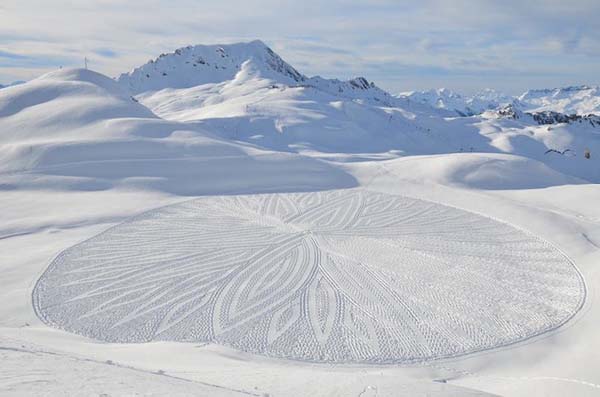 snow art simon beck