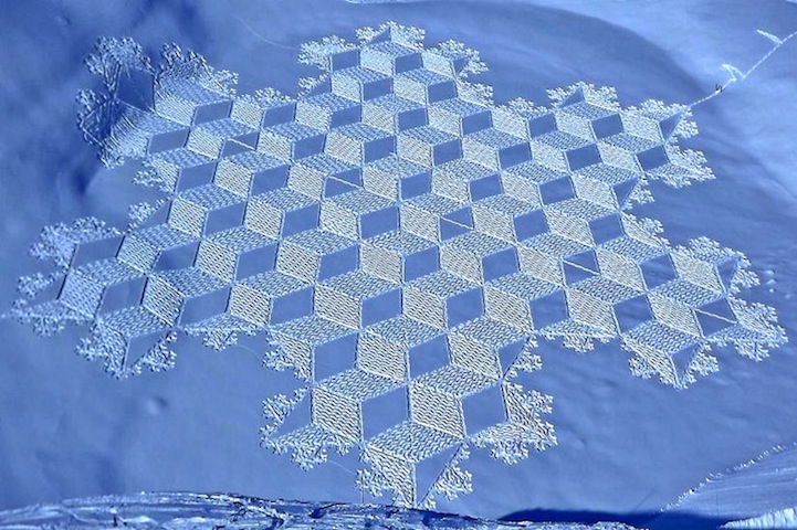 snow art simon beck