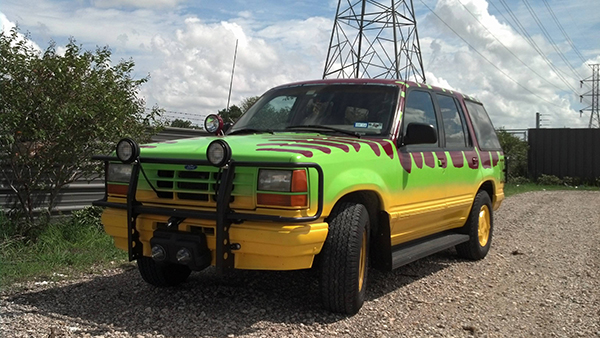 Jurassic Park car