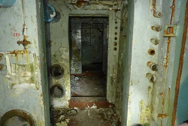 creepy underground bunker