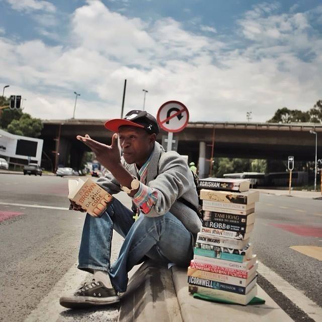 homeless man reviews books