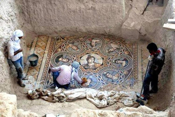 ancient Greek mosaic