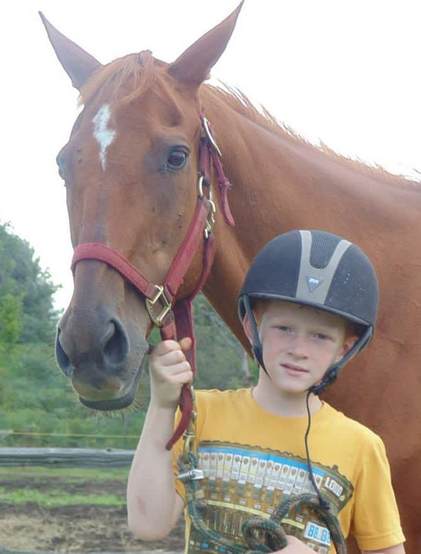 boy buys horse with birthday money