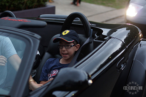 exotic car owners make boy with disability dream come true