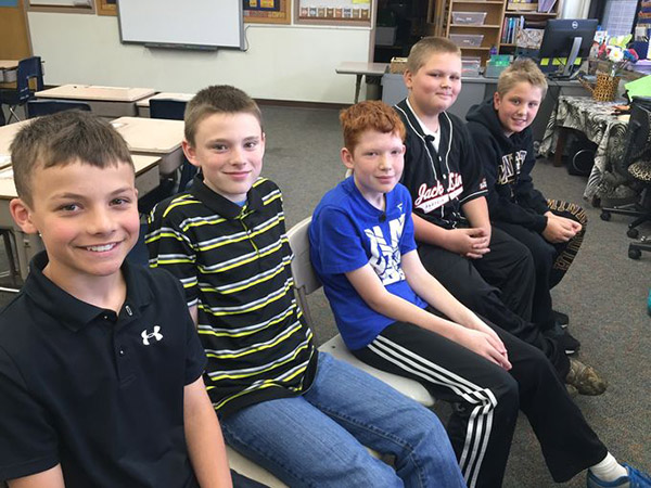 5th graders stand up for boy against bully