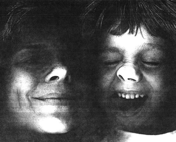 mom and son copier photo then and now