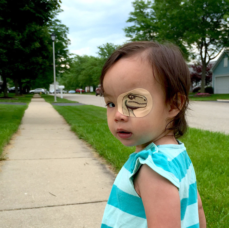 little girl eye patch designs