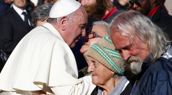Pope Francis to dine with homeless