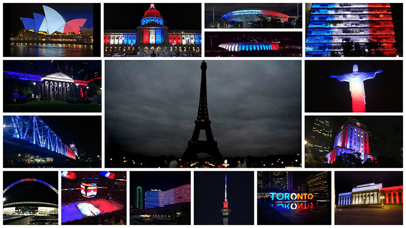 paris lights around the world