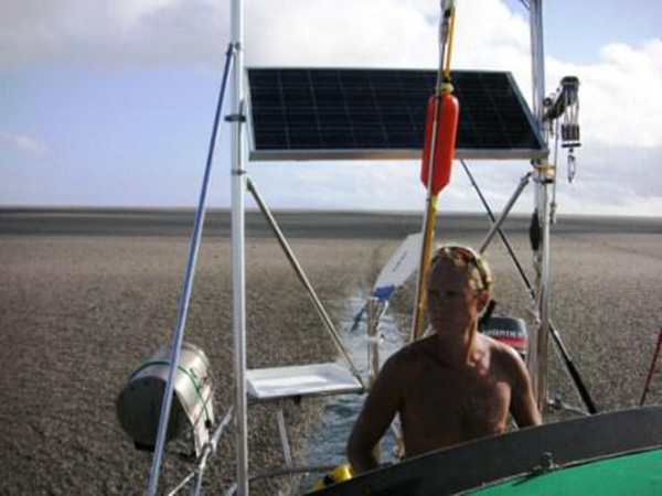sandbar middle of ocean island creation