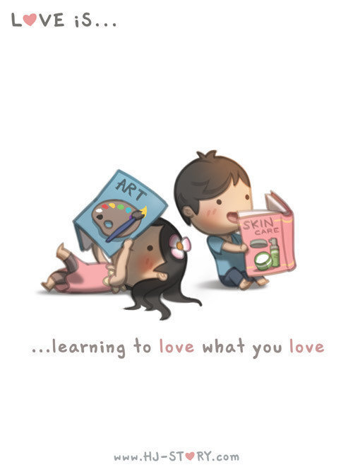 love is in the small things