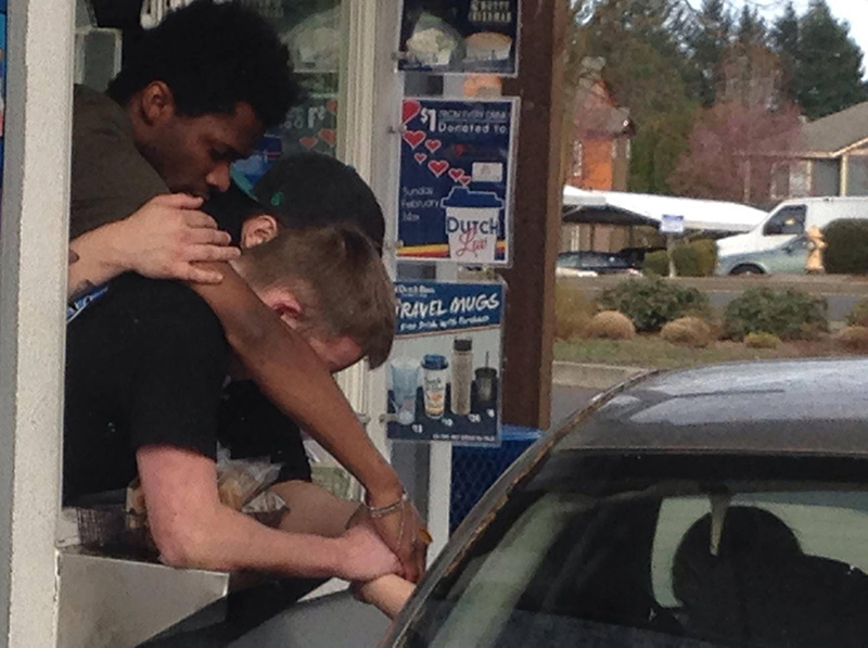 Dutch Bros Coffee pray for woman who lost husband