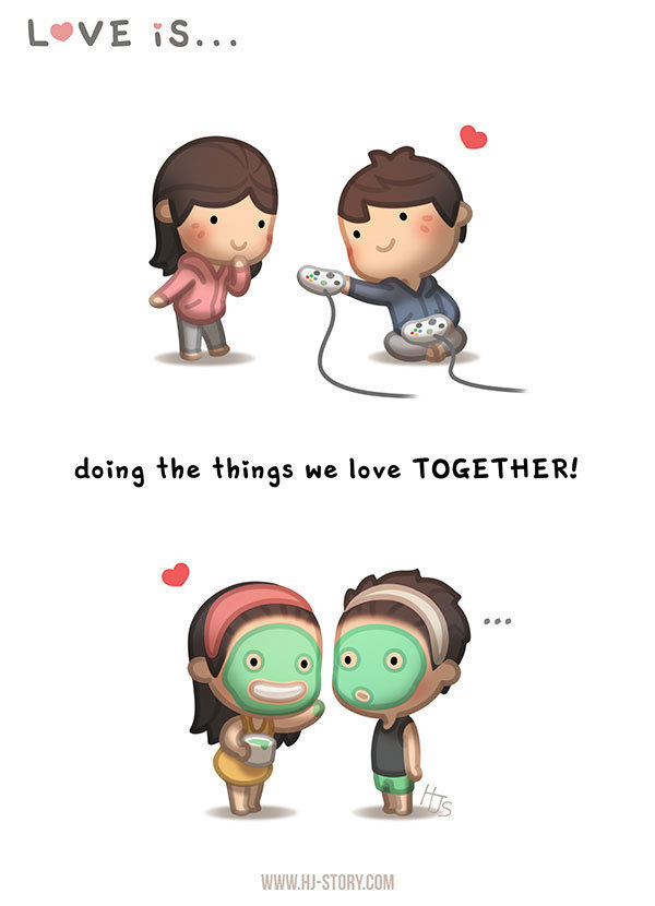 love is in the small things