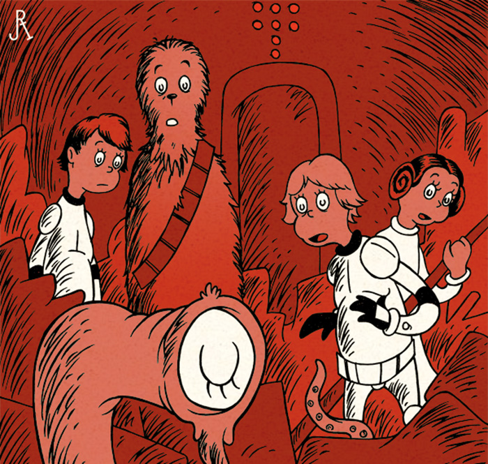 if Dr Seuss wrote Star Wars series in one book