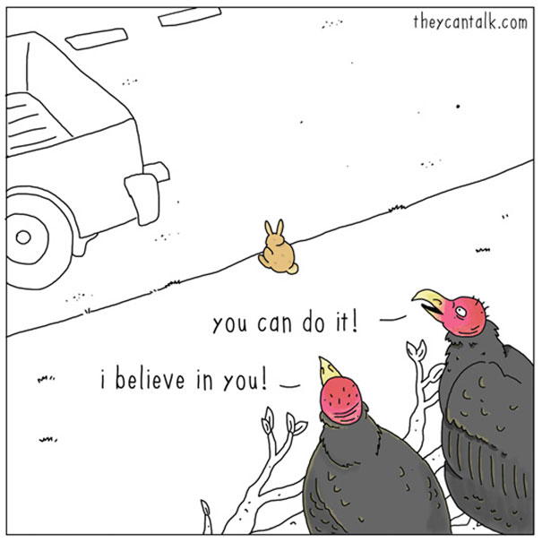 funny comics of animals talking