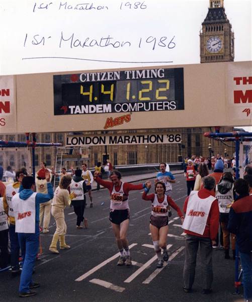 80 year old marathon couple