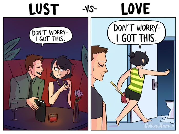 difference between lust and love