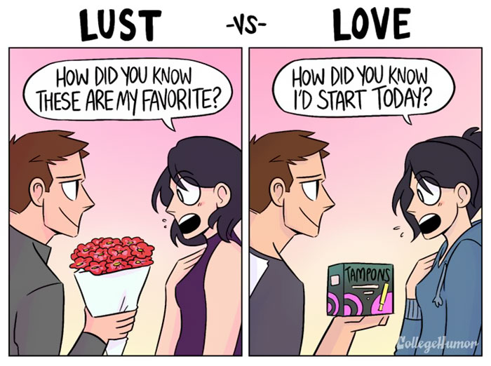 difference between lust and love