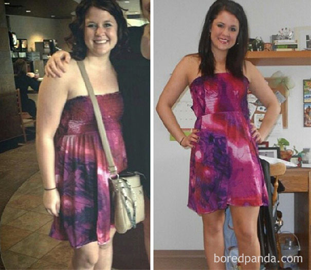 before and after getting sober