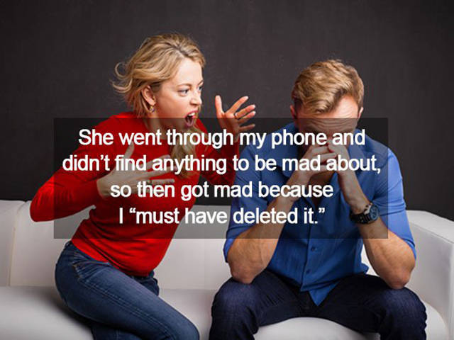 funny reasons girlfriend got mad