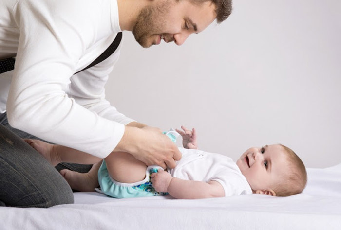 California dad changing tables restrooms