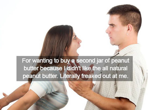 funny reasons girlfriend got mad
