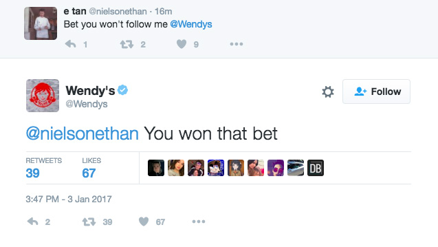 wendys twitter fight