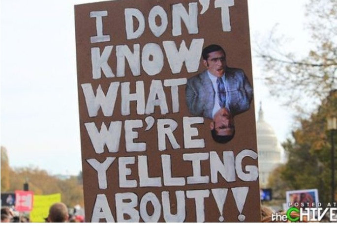 hilarious protest signs
