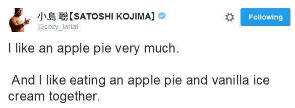 satoshi kojima  twitter