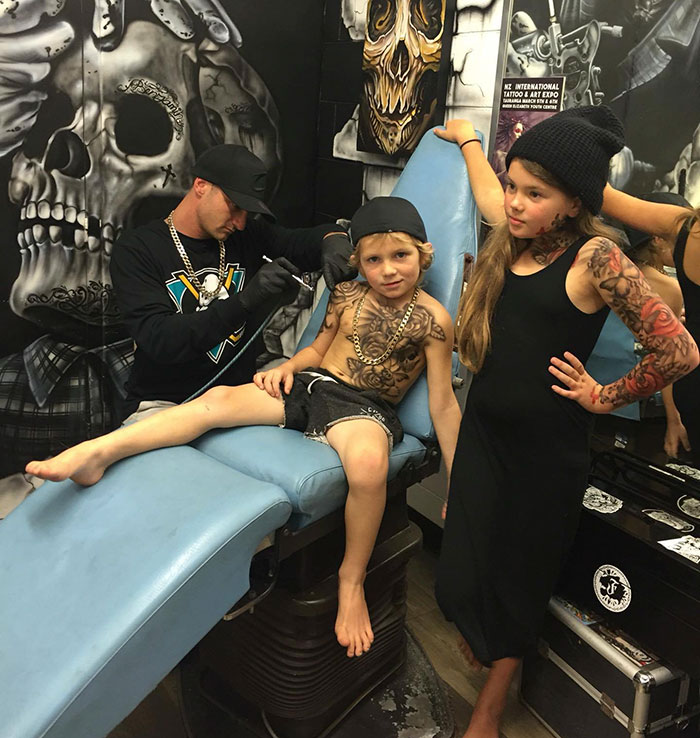 tattoo artist temporary tattoos sick kids