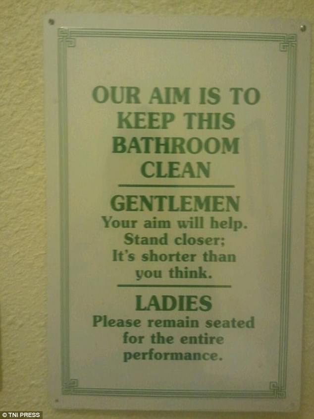 funny bathroom signs around world