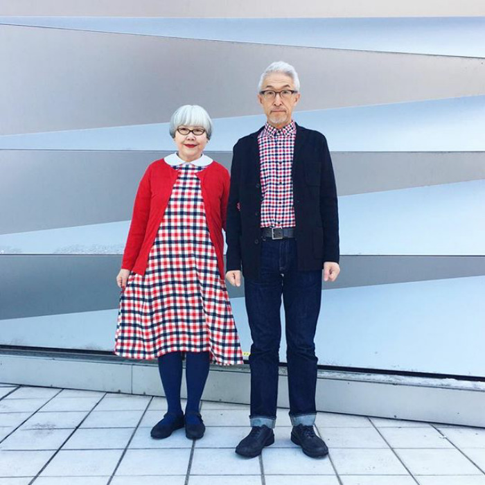 This Adorable Couple In Their 60s Coordinates Their Outfits Every Day