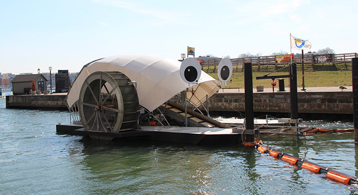 mr trash wheel Baltimore MD 1 millon pounds