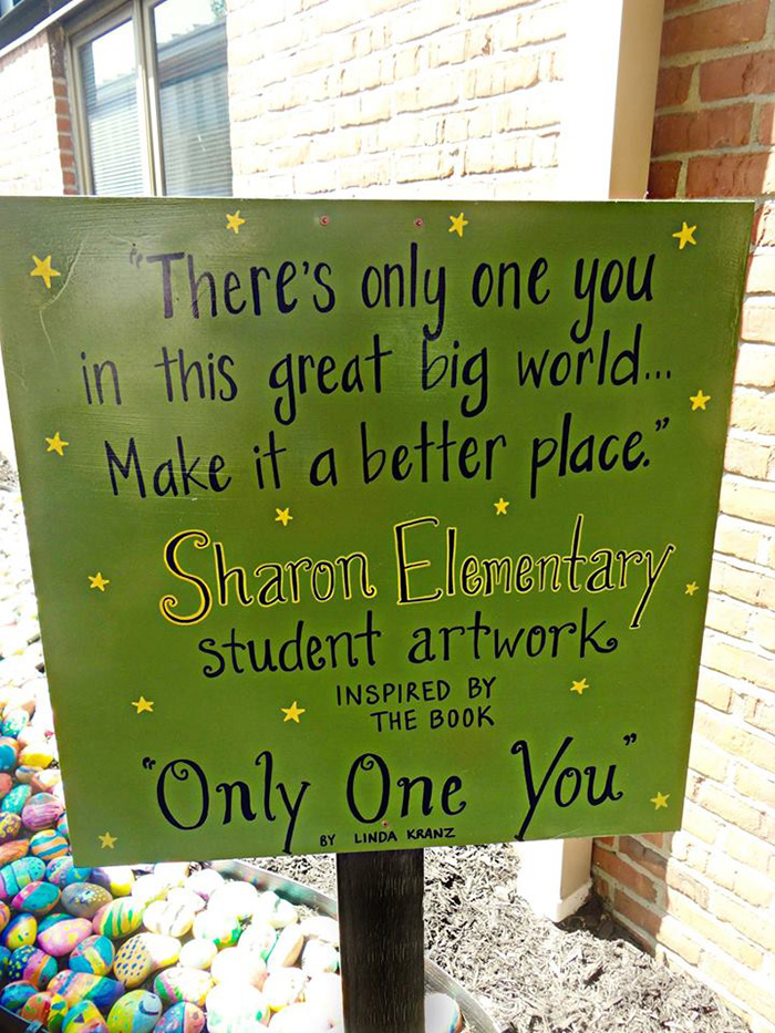 only one you kids school paint rocks