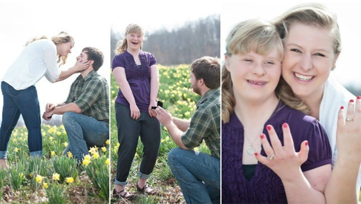 man proposes to girlfriend sister down syndrome