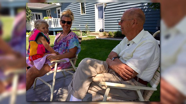 old man builds pool for kids wife dies