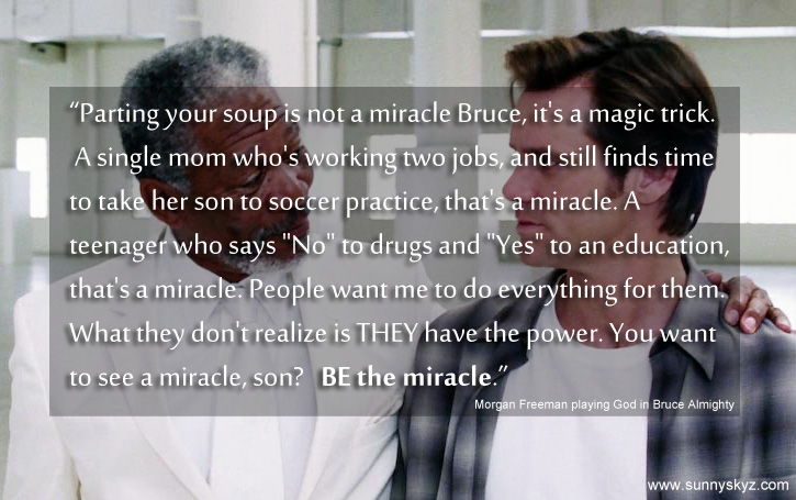 be the miracle