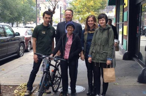 man replaces stolen bike