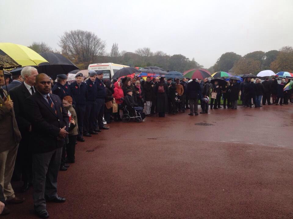 funeral turnout for world war 2 vet