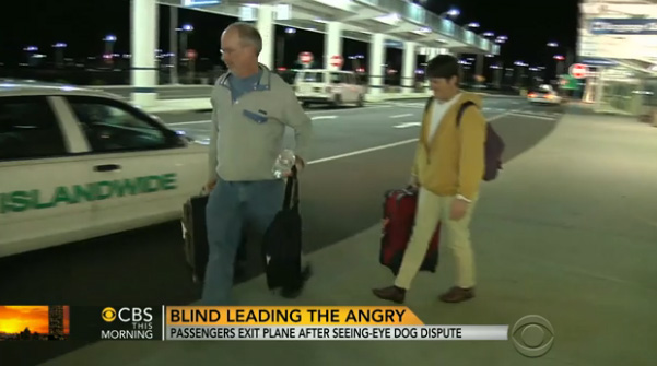 blind man kicked off plane