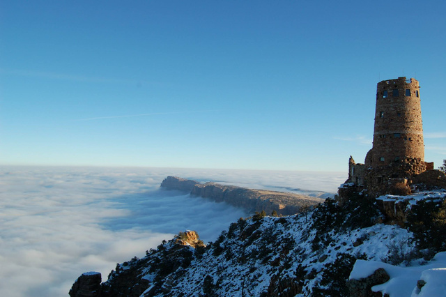 grand canyon fog