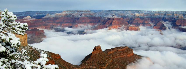 grand canyon clouds