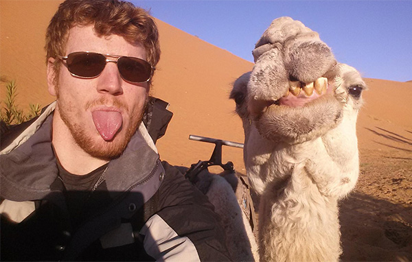 Camel selfie