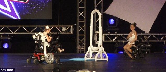sisters wheelchair dance