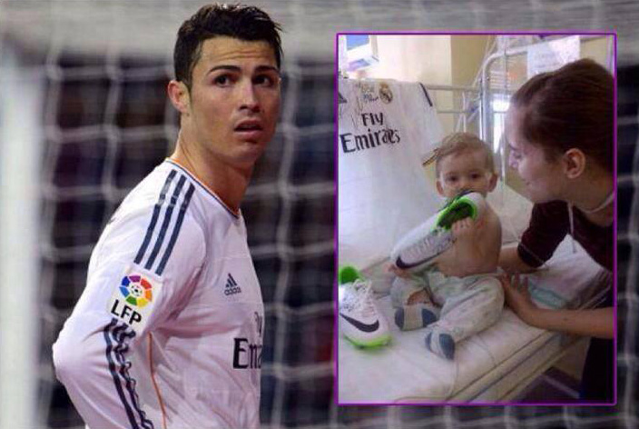 ronaldo pays for baby surgery