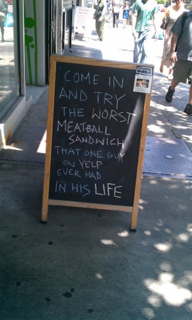 funny sidewalk signs